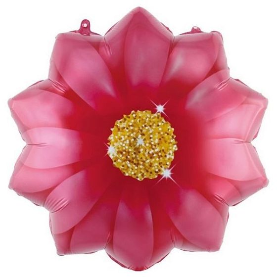 Y Фигура Цветок красный 21"/53см