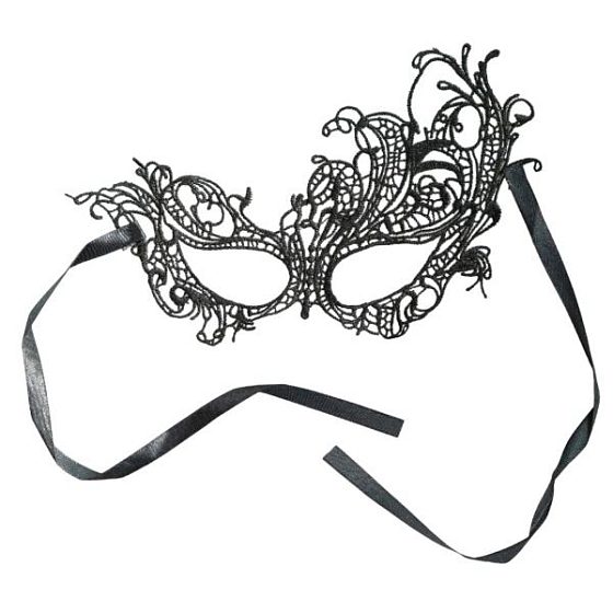Y Маска черная кружевная