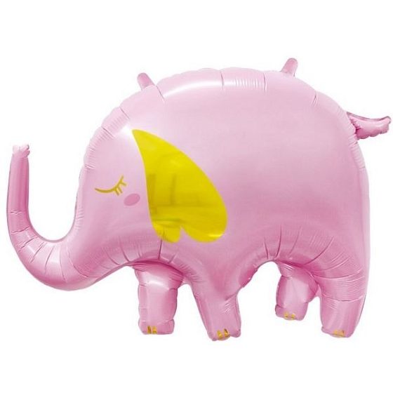 Y Фигура Слон розовый 32''/82см