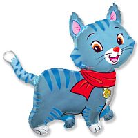 Фигура Кошечка голубая 91см х 93см