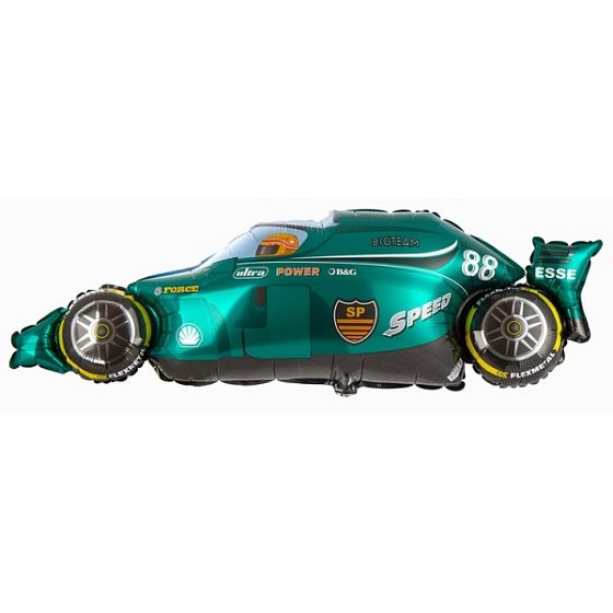 FM Фигура гр.11 И-727 Машина гоночная зеленая 36"/92см