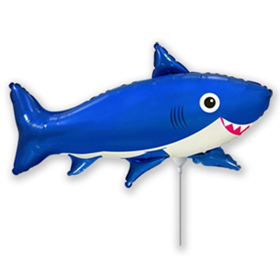 FM Мини Фигура И-412 Акула голубая 28см X 40см