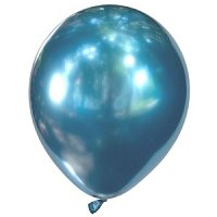 Воздушный шар 12"/30см Хром BLUE 50шт