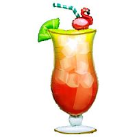 Фигура Коктейль со льдом 30''/77см